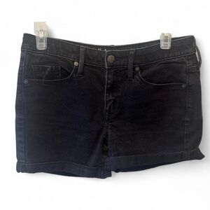 Mossimo Black Jean Shorts Classic Cut
